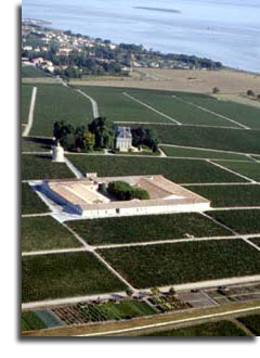 Chateau Latour Aerial Shot