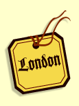 London Luggage Tag