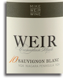 Mike Weir Sauvignon Blanc ’10